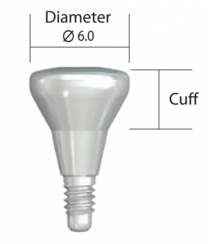 ISH605 IS Healing Abutment  6.0mmx5.0mm