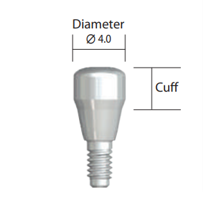ISUH4005 IS Healing Abutment 4.0mmx5.0mm